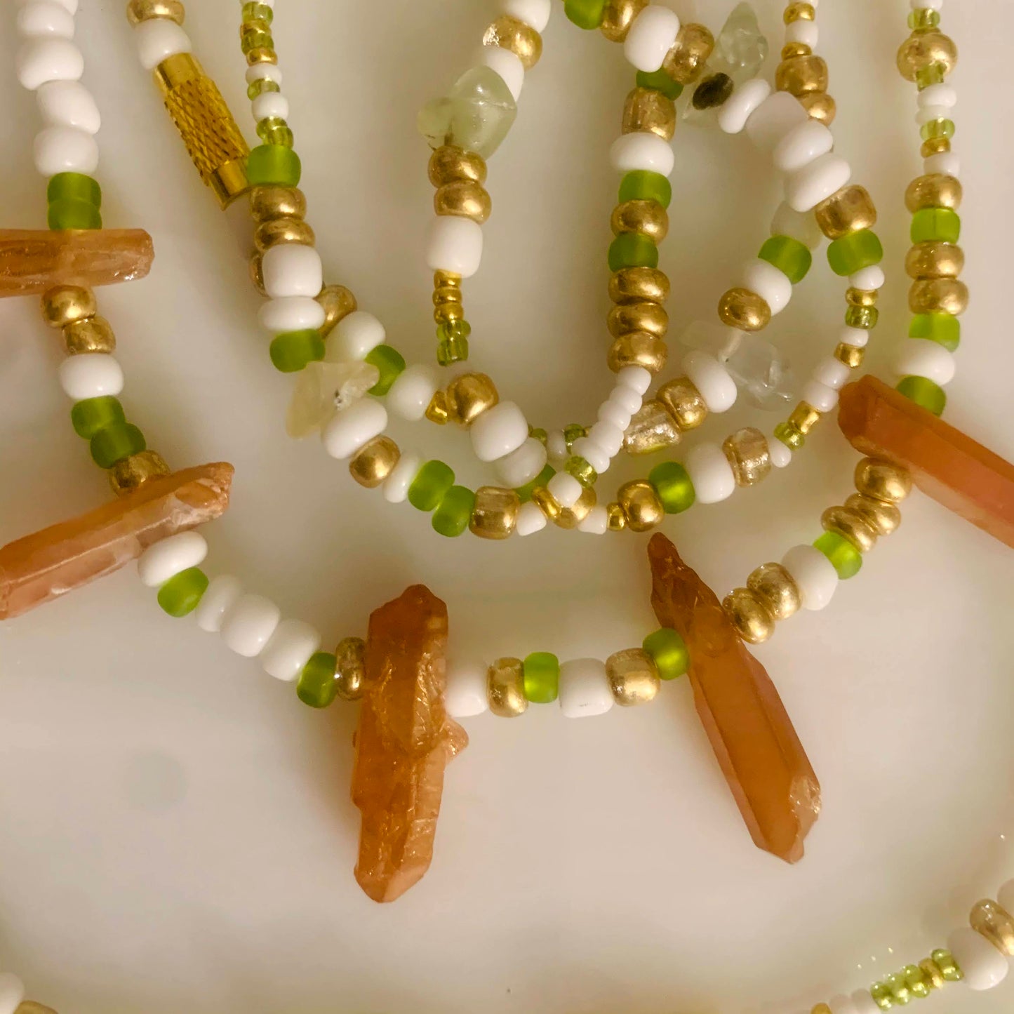 Custom Crystal Waist Beads