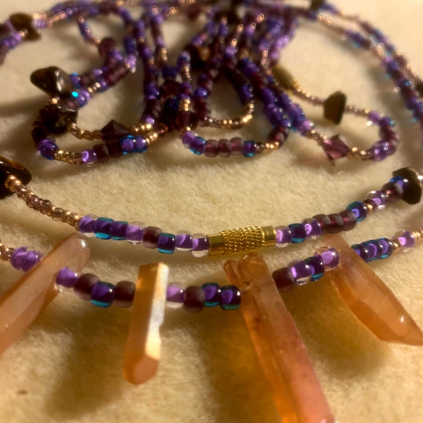 Custom Crystal Waist Beads
